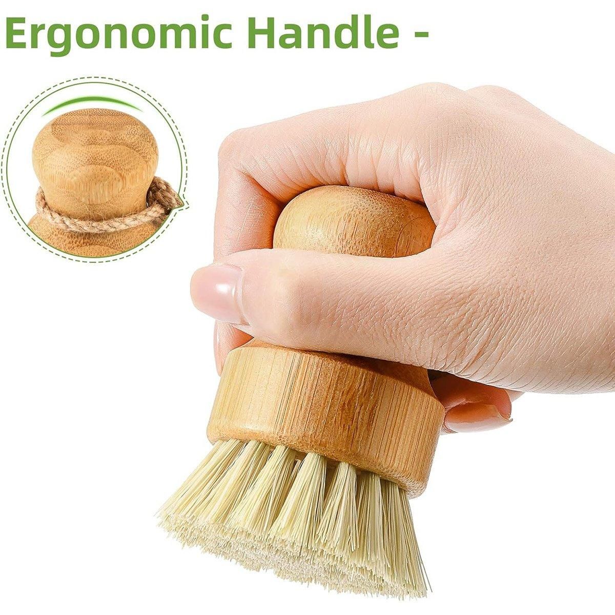 3pcs Dishwashing Brush Set Short Handle Pot Brush for Kitchen Cleaning Scrubbing โ image 6