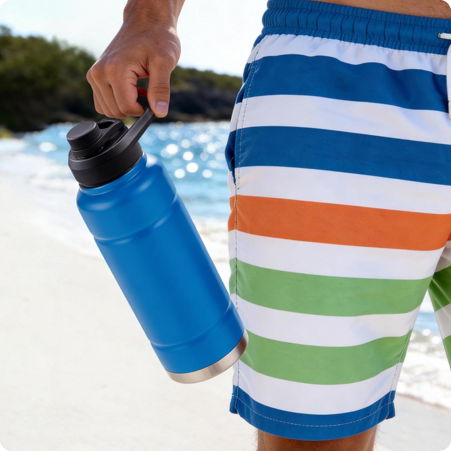 Replacement Lid for Bubba Water Bottle 24 32 40 OZ, Spout Lid with Ergonomic Handle for Bubba Trailblazer - Durable, BPA-Free & Leak-Proof — image 2