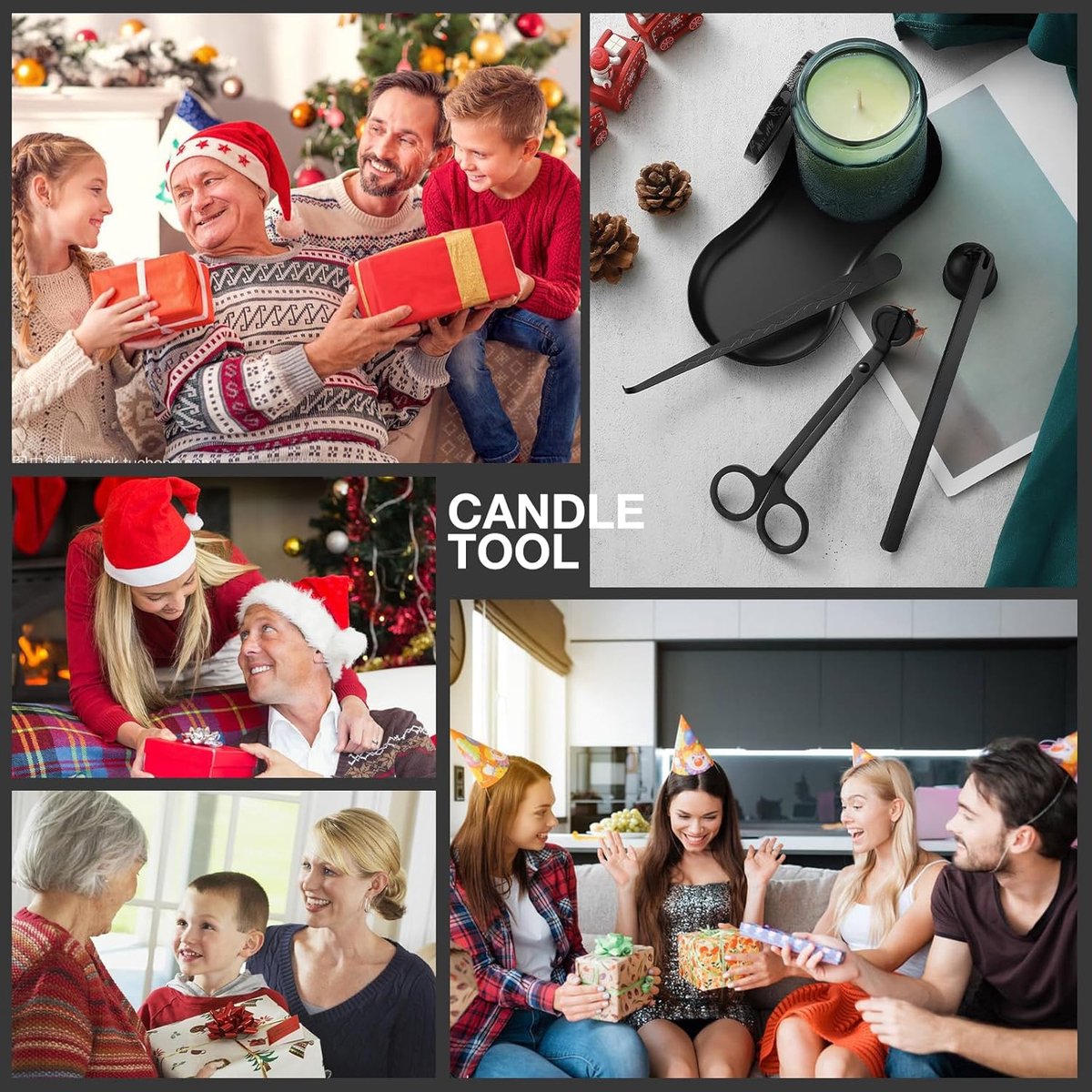 Candle Extinguisher - 3 in 1 Candle Accessory Set - Candle Key, Mini Candle Extinguisher, Candle Key - Perfect for Candle and Fragrance Lovers (3-Piece Set — image 4