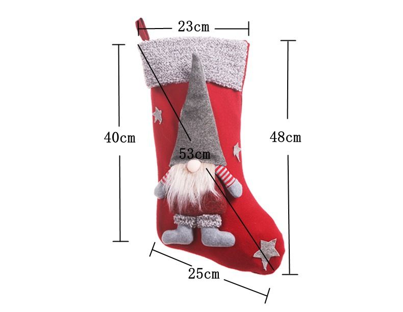 2pcs Merry Christmas Ornament Candy Stocking Sack New Year Xmas Tree Decorations Home Accessories Kids Gifts โ image 4