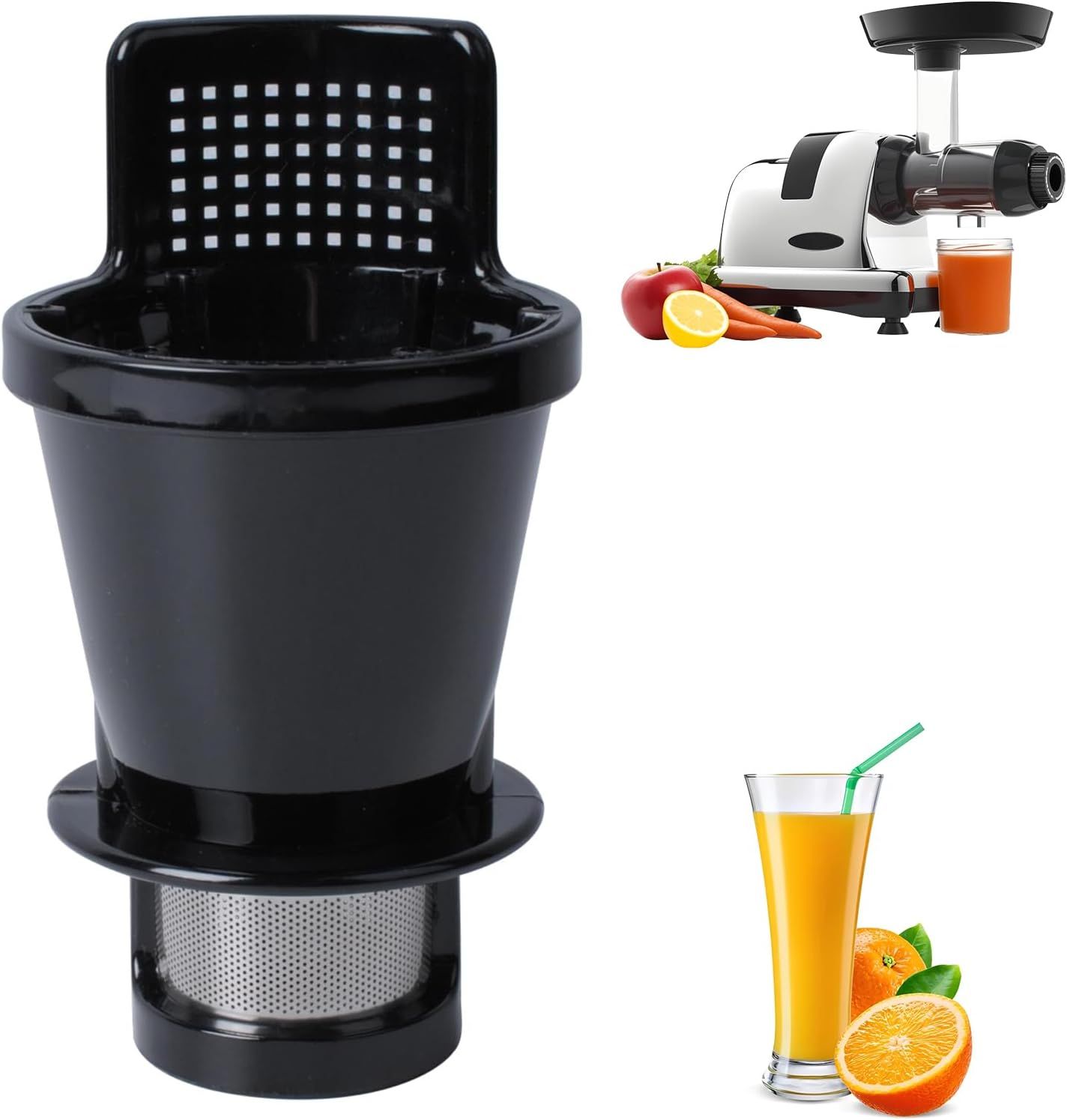 Juicing Screen Replacement Parts Compatible with Omegae Models 8006/8005/8004/8003 (Works with #2 Drum) Not for Models J8006HDS/J8006HDC/8007/8008/NC900/NC800