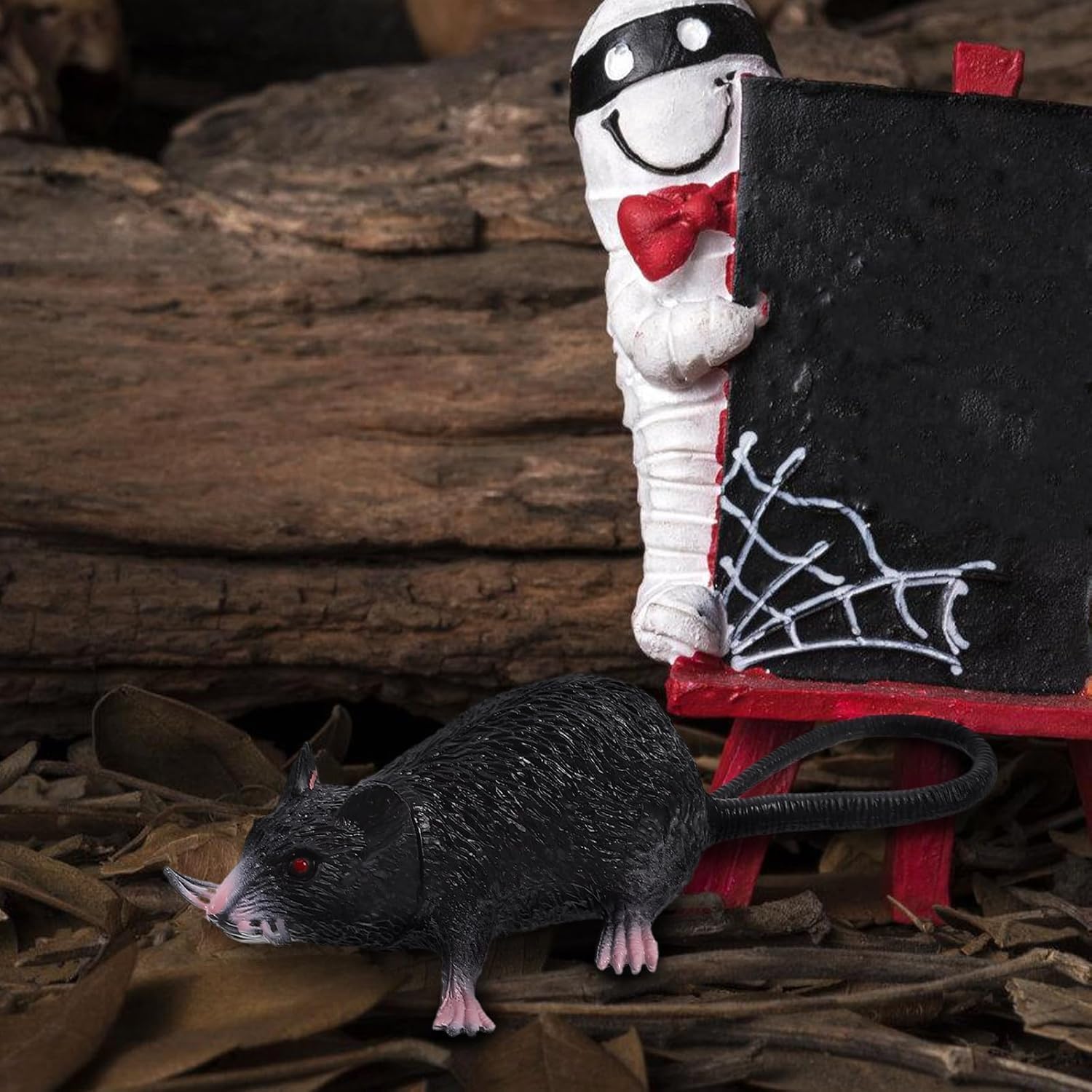 Realistic Fake Mouse Prop, Spooky Rat, Rubber Rat with Long Tail, Halloween and Prank Decoration โ image 6