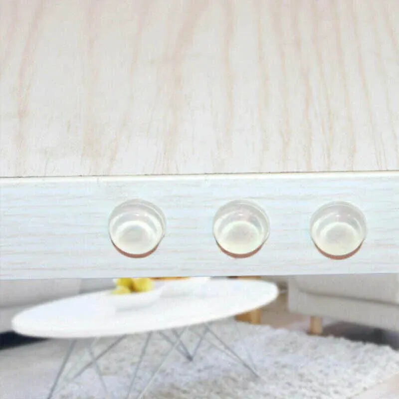 100PCS Clear Silicone Bumper Pads Self Adhesive Door Drawer Cabinet Furniture Stopper - 100PCS-10*2mm โ image 4