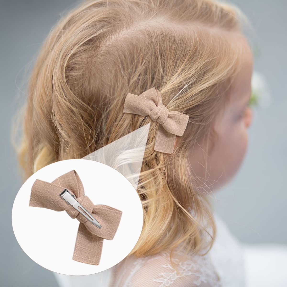 50 Pack Metal Duckbill Hair Clips, Single Prong Sectioning Clips for Hair Styling, Colouring, Extensions, Bows and Salon Use, Silver, 4.5 cm — image 6
