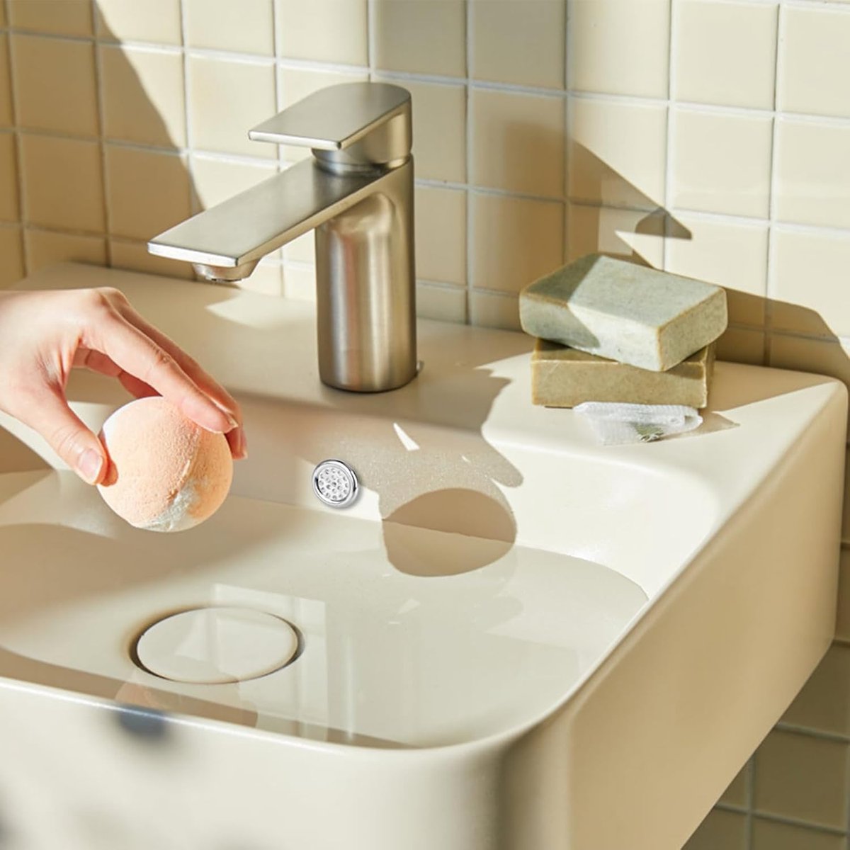 Washbasin Overflow Ring - 6 Pieces - Overflow Rings - Bathroom Overflow Ring - Sink Overflow - Drain Plug - Overflow Cover for Washbasin - Sink Overflow Ring โ image 6