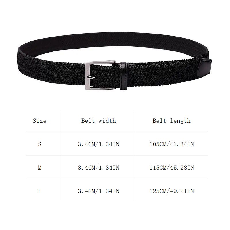 No-Hole Elastic Woven Belt, Unisex Comfortable and Versatile, Strong Elasticity Anti-Loosening, Breathable and Skin-Friendly No Sweating, Essential for Outdoor โ image 5