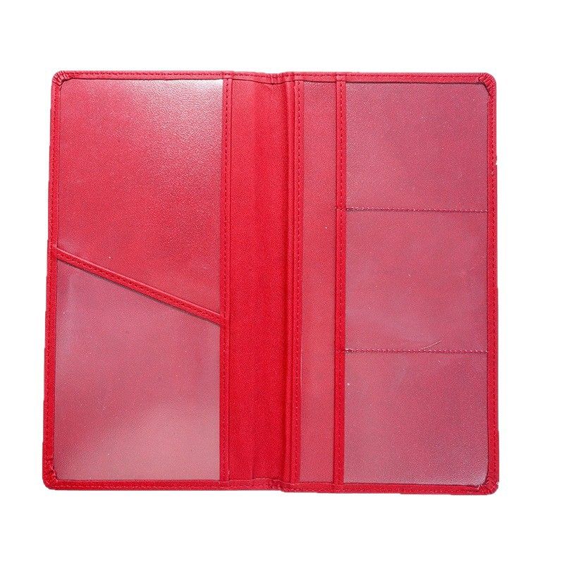 3 Pcs Premium PU Leather Car Registration and Insurance Holder - Slim Auto Document Organizer, Driver's License Wallet and Travel Passport Folder - Pink โ image 3
