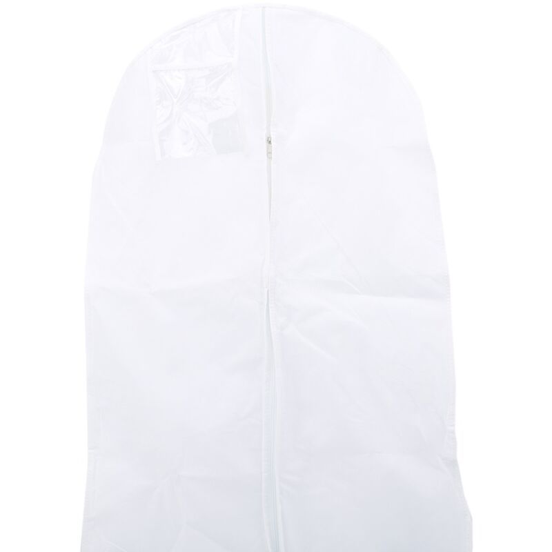 1 Pc Wedding Dress Dust Cover Breathable Non Woven Fabric White, 180 cm — image 3