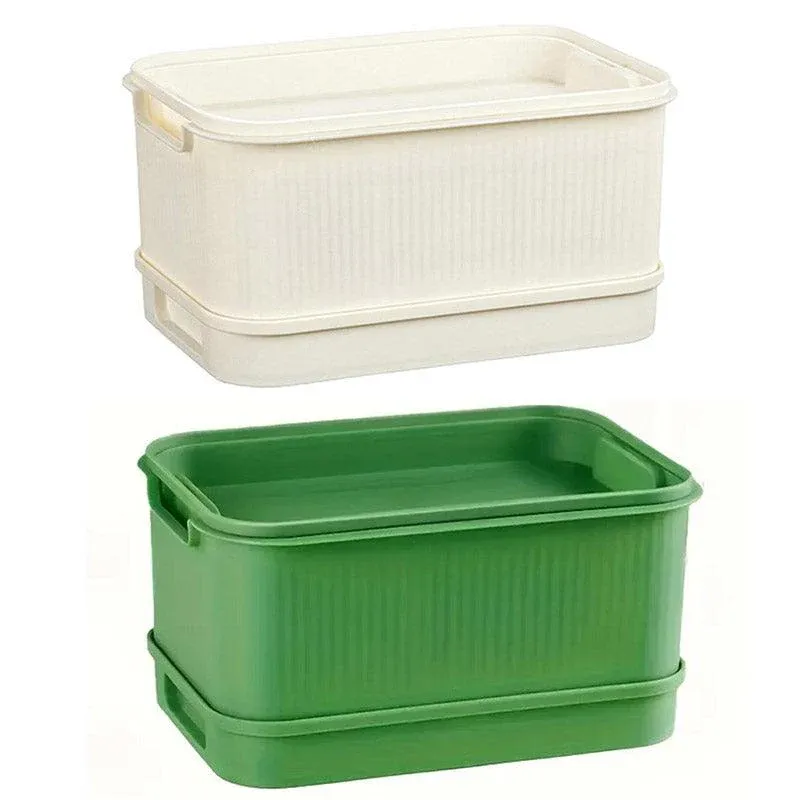 Seedling Tray Sprout Tray Soilless Hydroponic Planting Pot for Indoor Gardening - Green โ image 3
