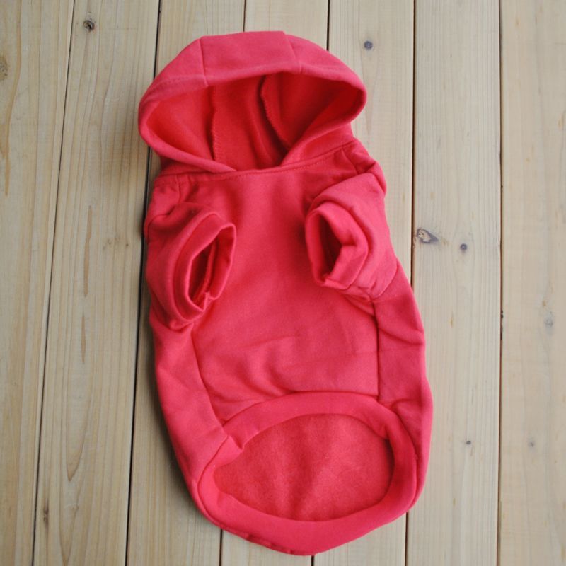 yRL Pet Hooded Sweatshirt Fleece Black Red โ image 5