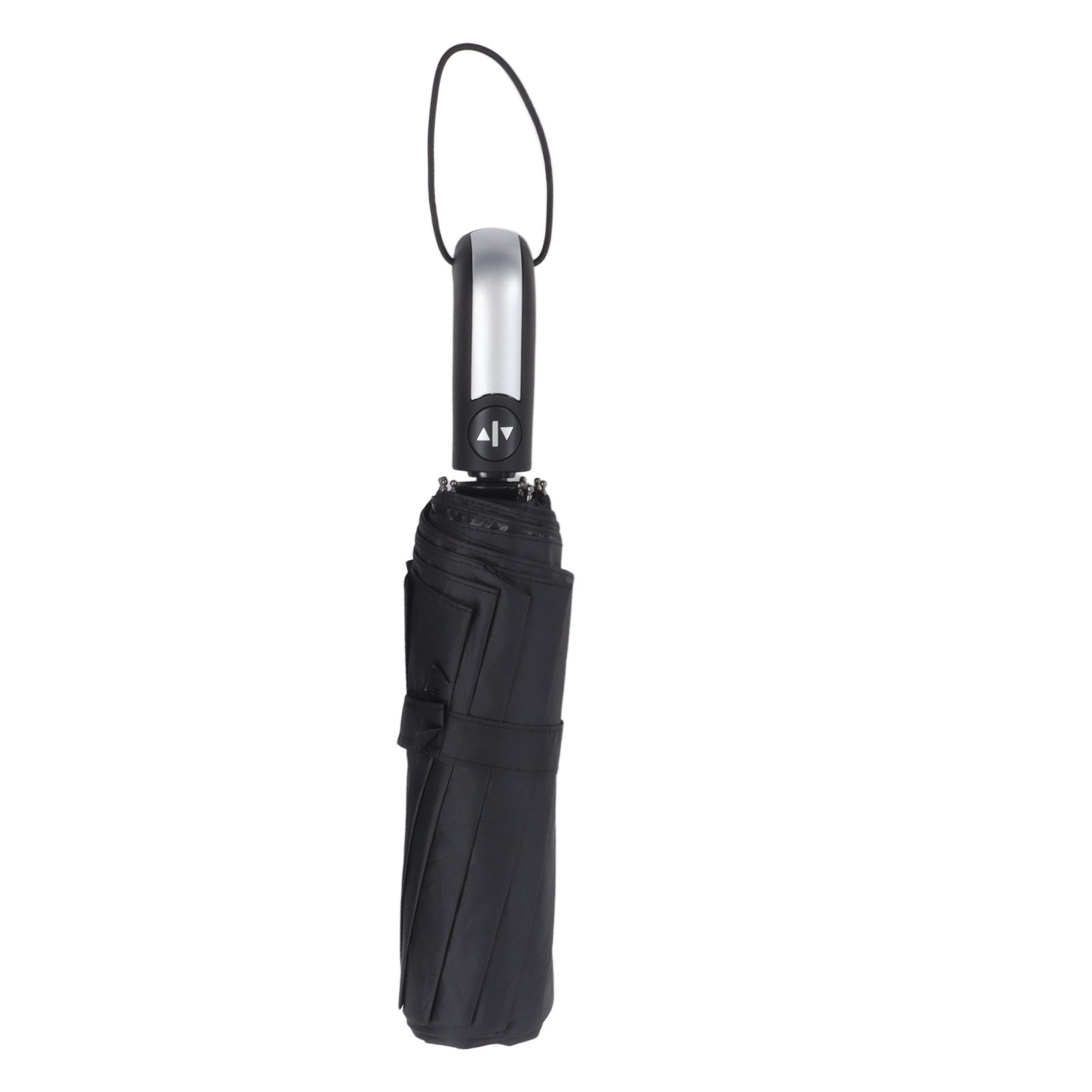 Automatic Umbrella Windproof Comfortable Grip Portable Folding Umbrella for Rain and Sun Black โ image 2