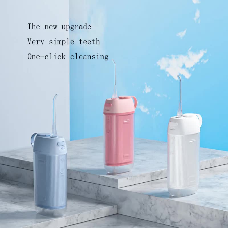 Pink Advanced Portable Water Flosser - USB Rechargeable Cordless Oral Irrigator, 3 Modes, IPX7 Waterproof for Travel & Home — image 3
