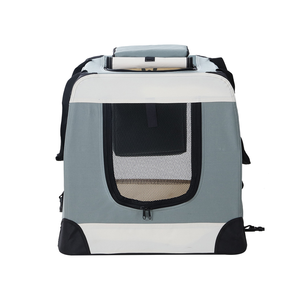 i.Pet Pet Carrier Soft Crate Dog Cat Travel 70x52CM Portable Foldable Car Large — image 4