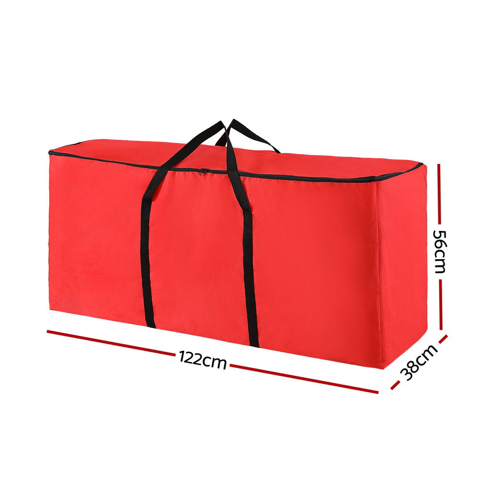 Jingle Jollys Christmas Tree Storage Bag Fits Up to 8ft Tree Xmas Bag Red — image 2