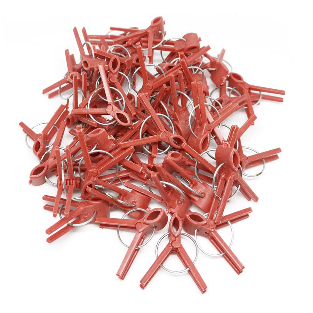 100PCS Plants Graft Clips Plastic Grafting Clips Practical Garden Plant Clips โ image 3