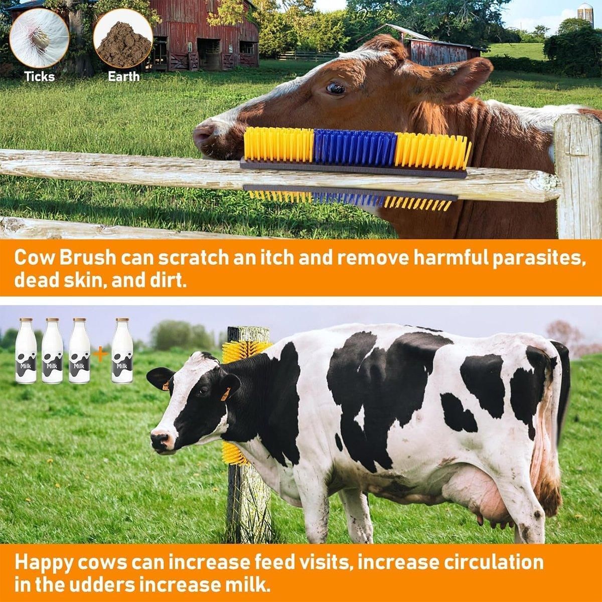 Multifunctional Livestock Brush Massage Scratching and Cleaning Rubbing Brush — image 5