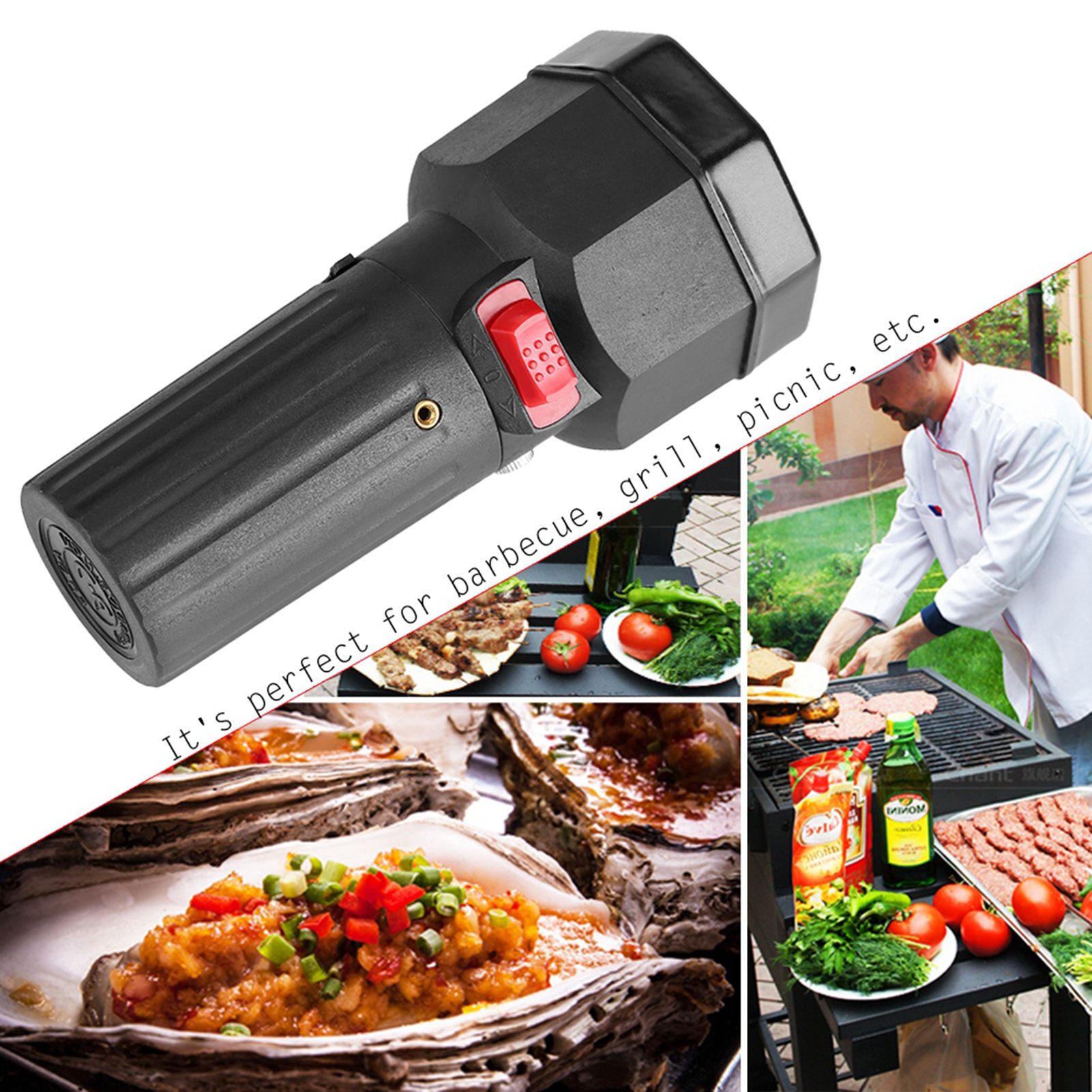5V Solid Construction Barbecue Grill Rotator Motor BBQ Holder Roast Bracket with USB Boost Wire โ image 6