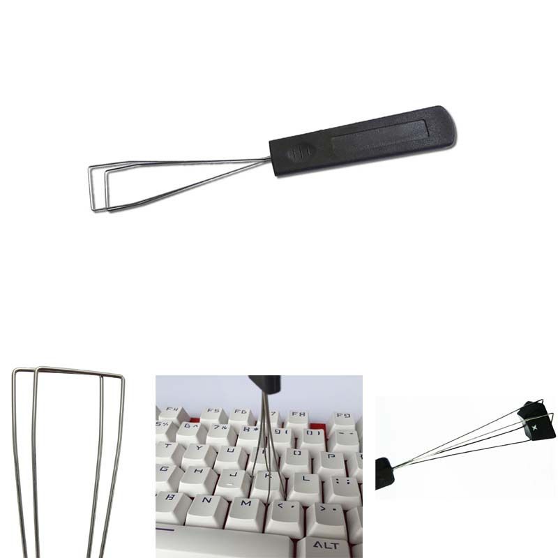 Metal universal computer keyboard cover remover, mechanical keyboard cover removal and cleaning tool, keycap extractor — image 3