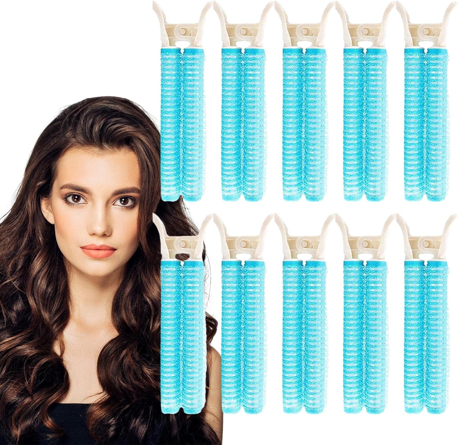 Volumizing Hair Root Clips - Set of 10 Magic Clips for Hair Volume - Hair Root Fluffy Hair Clip Head Seamless Hair Clip Curling Barrel — image 5