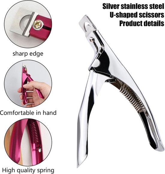 False Nail Clipper - Professional Nail Clipper - Gel Nails - Nail Clipper - Trimmer - Manicure Knife - Artificial Nail Clipper - Professional Nail Clipper for โ image 2