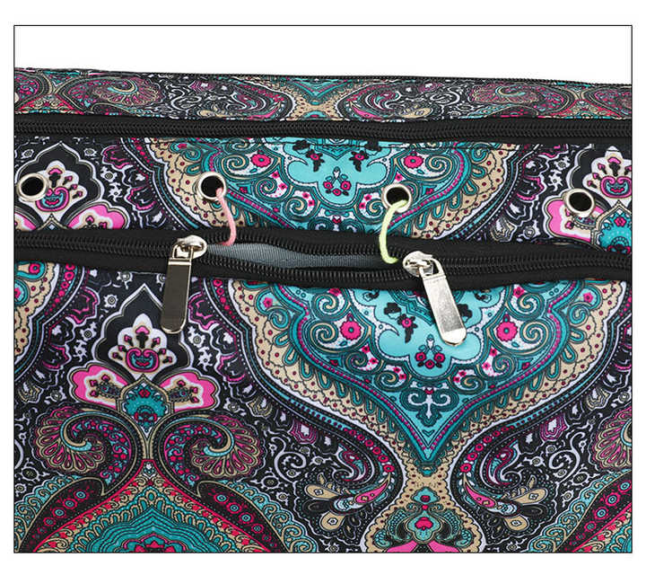 Leaf pattern Multi-Functional Crochet Hook and Yarn Storage Bag - Convenient Carrying Case for Crochet, Knitting Tools, and Yarn, with Stylish โ image 6