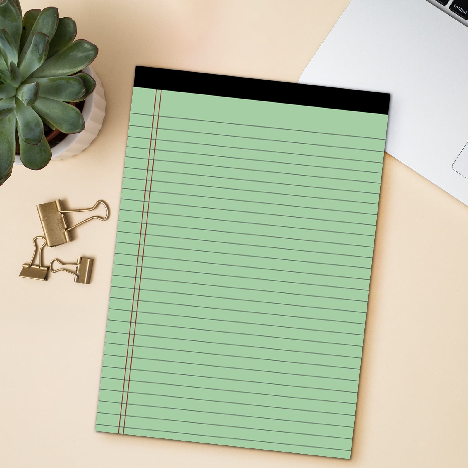 Legal Pad, 13.98 x 8.27" A3 Horizontal Line Tear-off Notepad (50 Pages), Portable Notepad Memo Planner, Colored Note Pads, College Ruled Notepads for Office — image 5