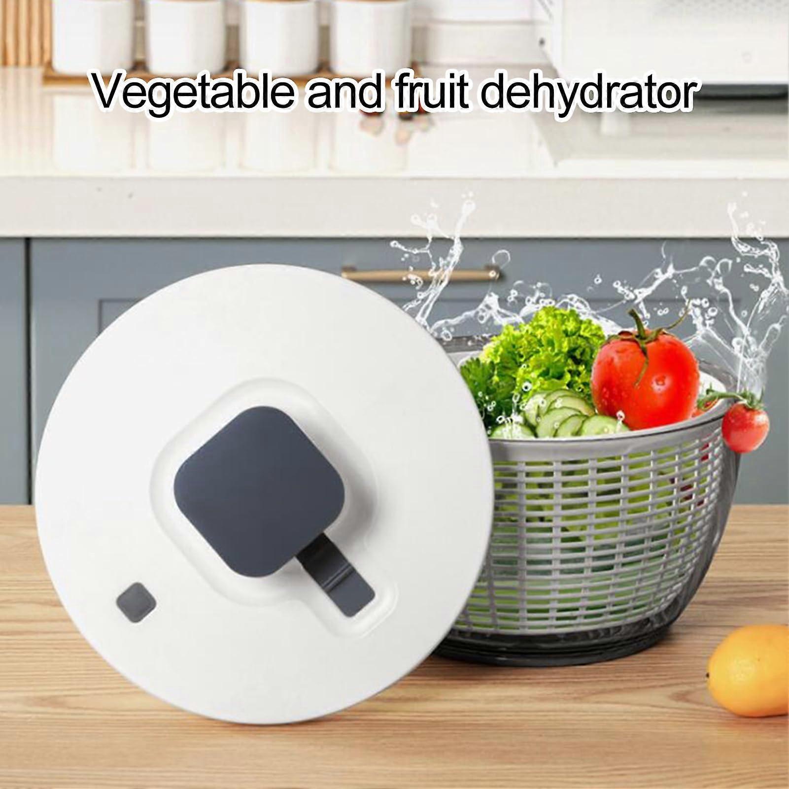 6L Salad Spinner with One-Hand Pump, Lettuce & Fruit Washer Dryer โ image 5