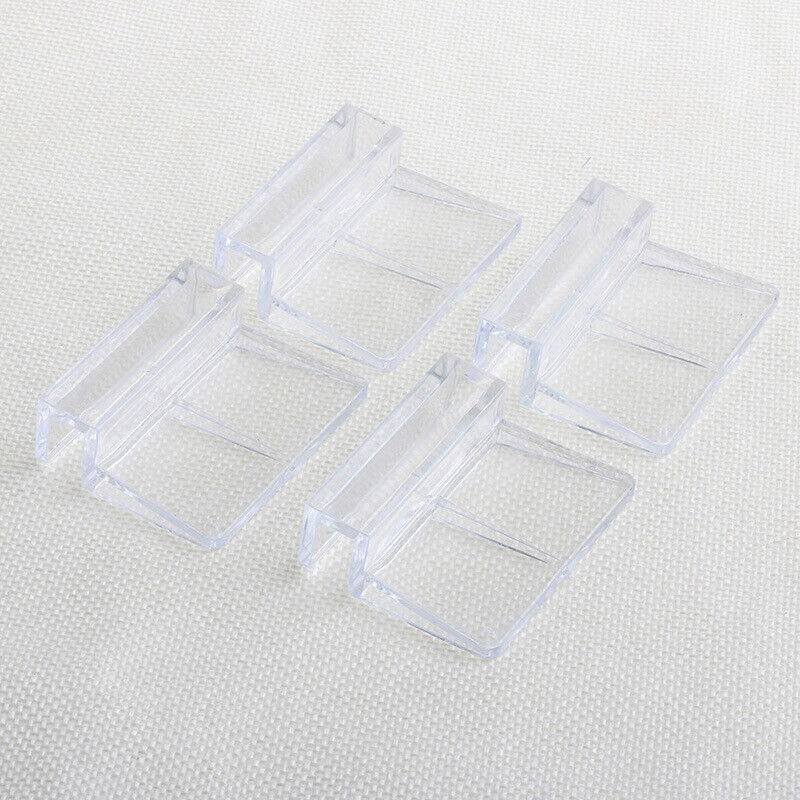 4Pcs Aquarium Fish Tank Glass Cover Support Holder Acrylic Clip Bracket 6/8/10/12mm - 8mm โ image 6