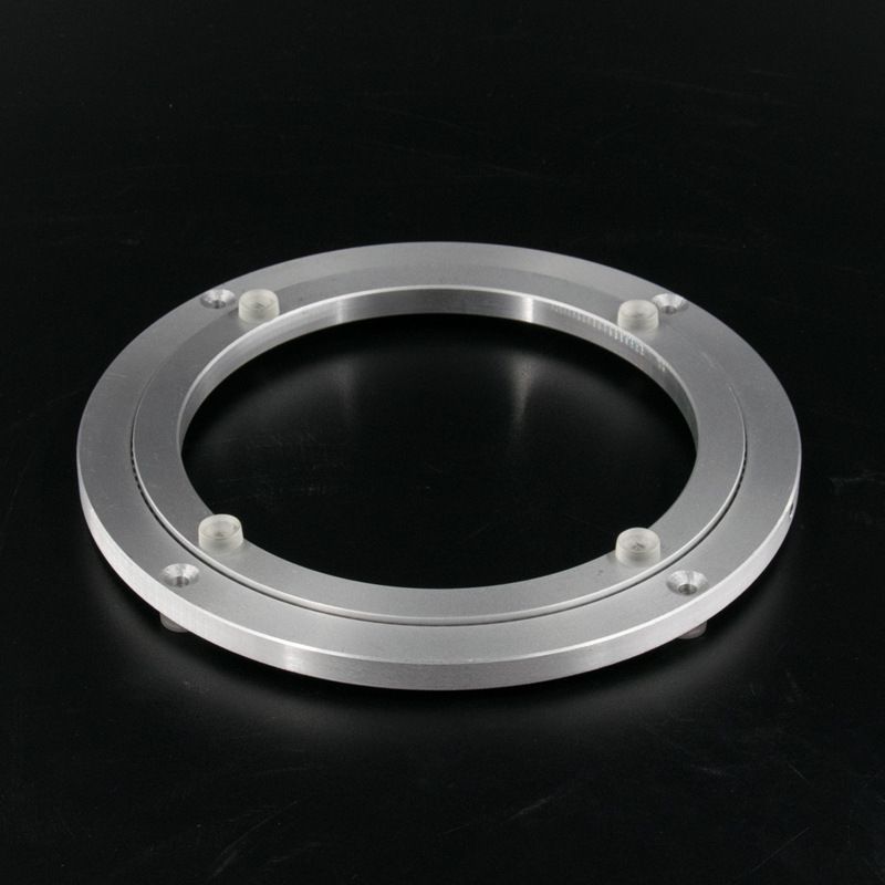 Aluminium Alloy Turntable Bearing, Heavy Duty Swivel Turntable Lazy Rotating Bearing Turntable Round Dining Table Smooth Swivel Plate Hardware (250mm - 10inch) — image 2