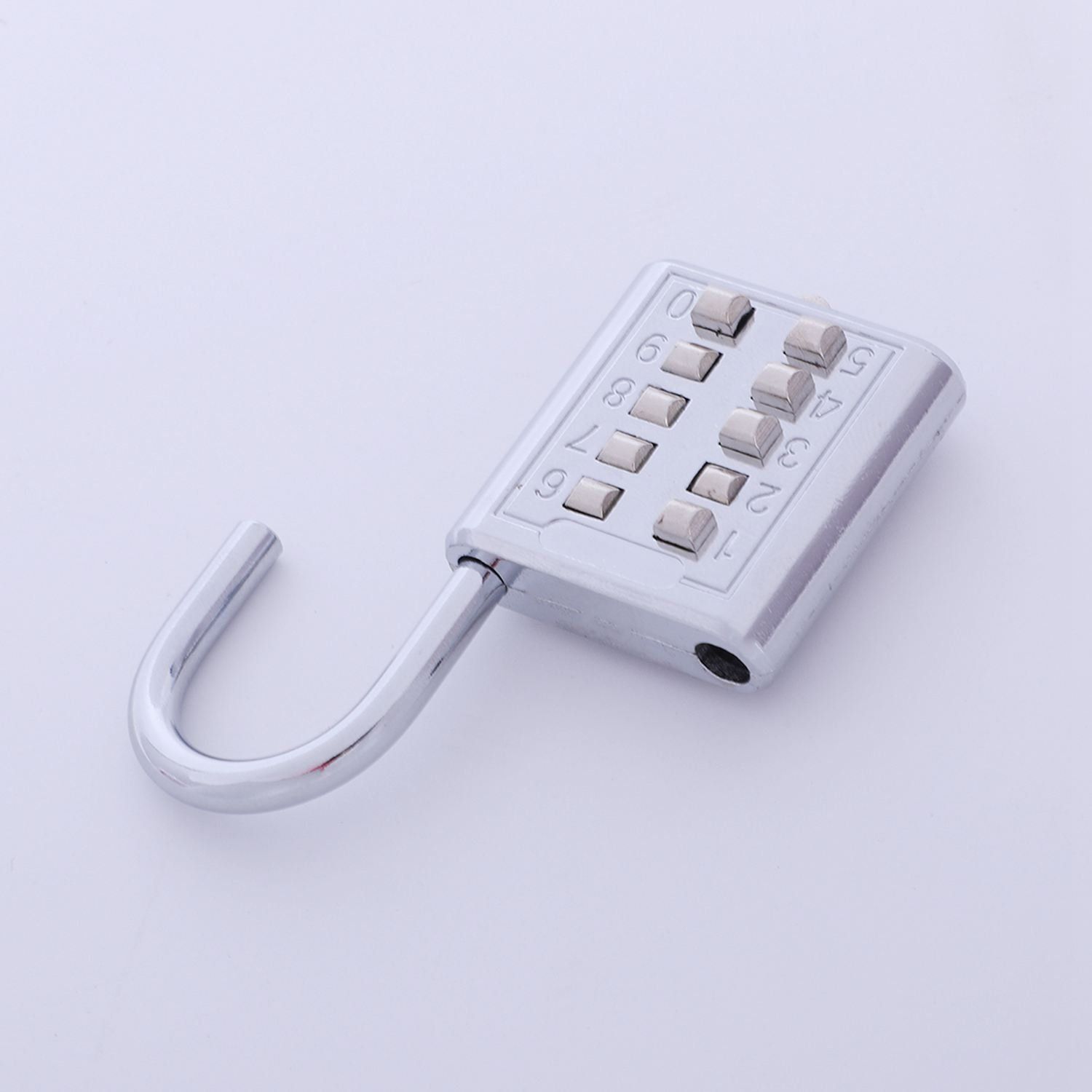 Anti-Theft Button Combination Padlock Digit Push Password Lock Zinc Alloy Security Lock Suitcase Luggage Coded Lock Cupboard โ image 5