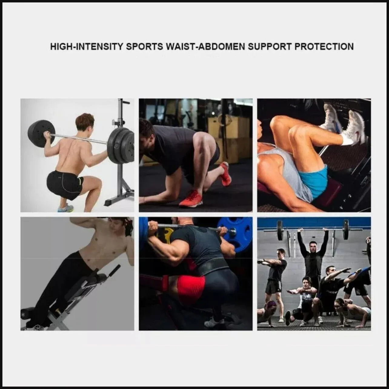 Fitness Weight Lifting Belt Barbell Dumbell Training Back Support Men Women M - Yellow-M โ image 5