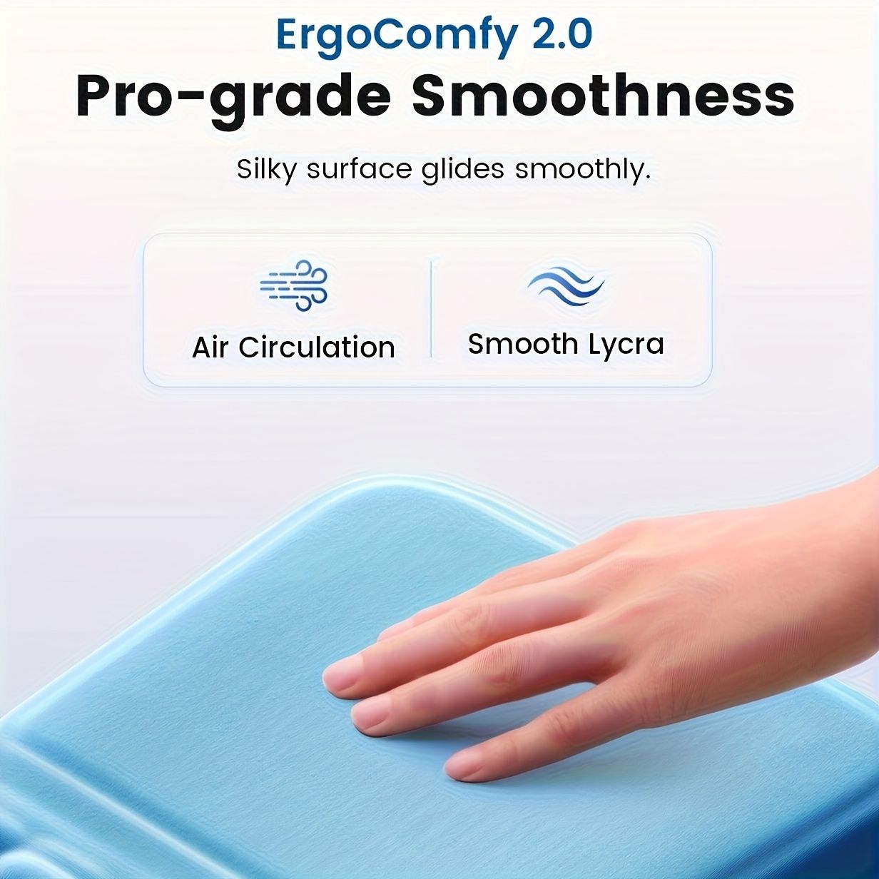 Gray Vaydeer Ergonomic Mouse Pad with Cushioned Wrist Rest and Smooth Tracking Surface โ image 6