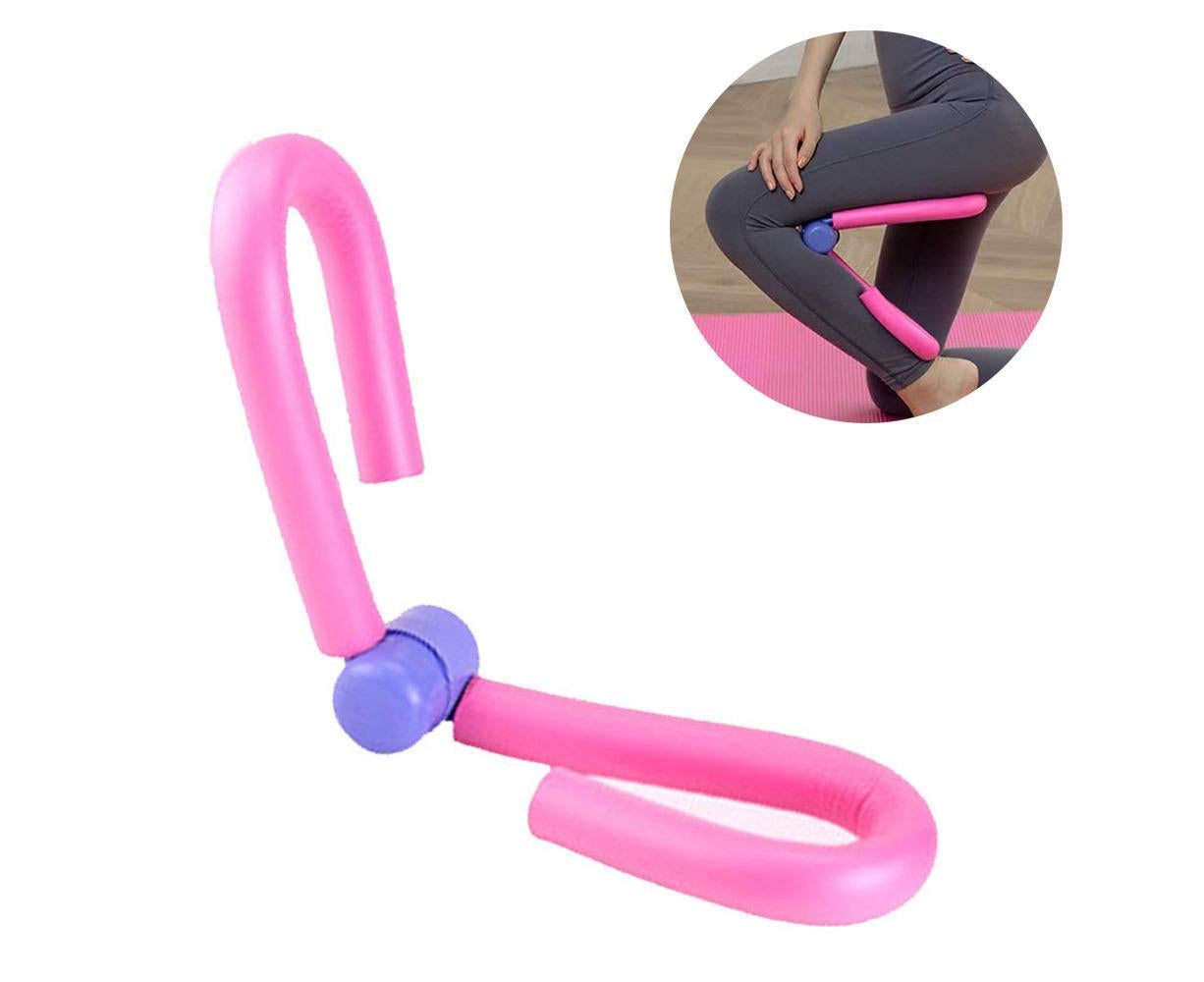 Thigh Master Trainer Exerciser, Thigh Trimmer Leg Exercise Thin Legs Training Device Weight Loss Home Gym Trainer Equipment for Women and Men - Pink — image 2