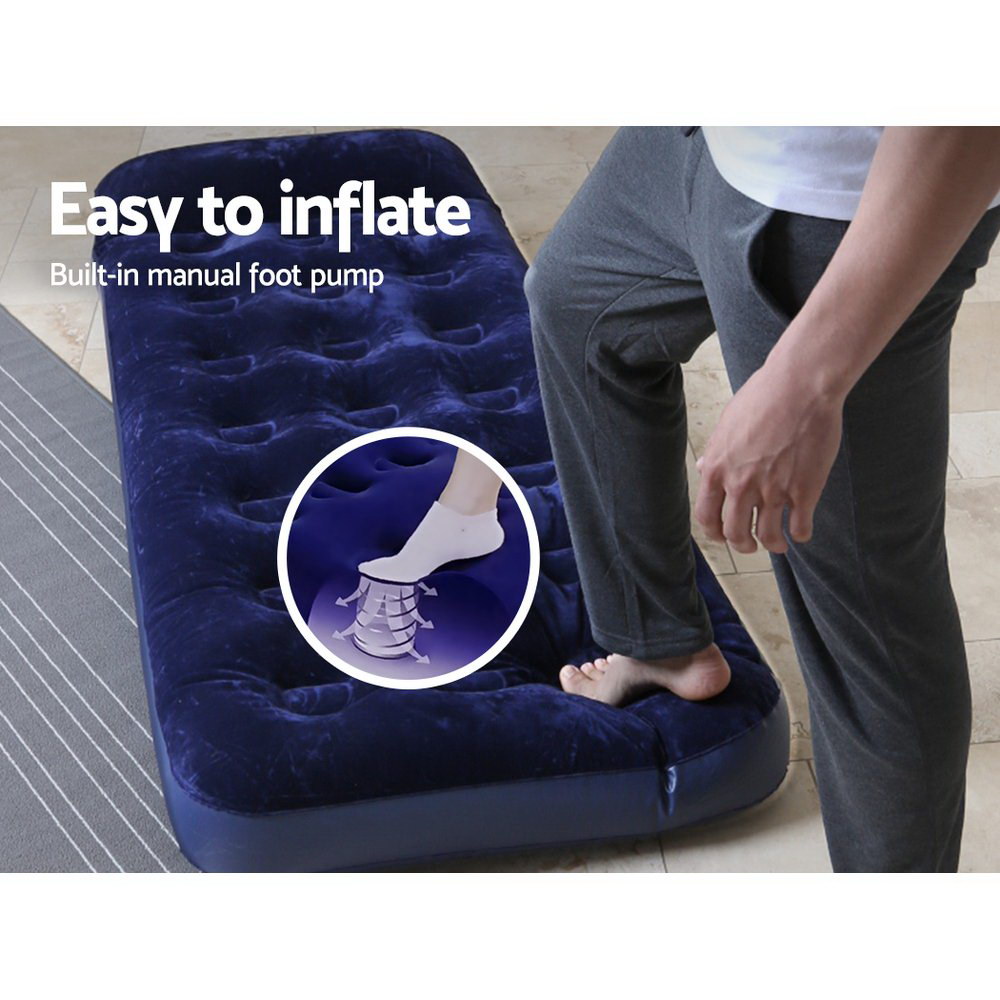 Bestway Single Size Inflatable Air Mattress - Navy โ image 5