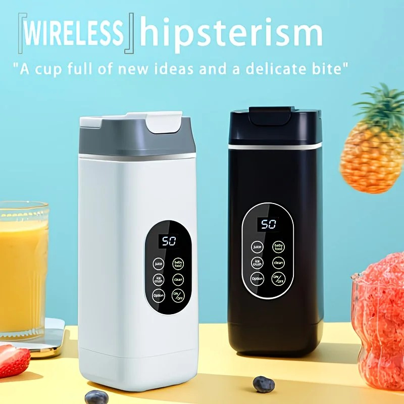 Portable Wireless Fresh Juice Maker: Freshness in a Cup, Anywhere, Anytime. BLACK โ image 5