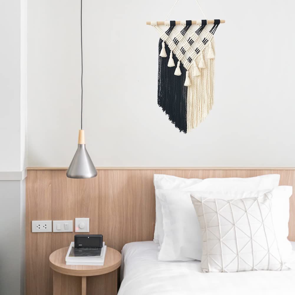 Boho Wall Hanging Decor for Living Room Bedroom Room Wall Decor, Modern Farmhouse Woven Wall Decor Wall Art Decor Boho Home Décor — image 2