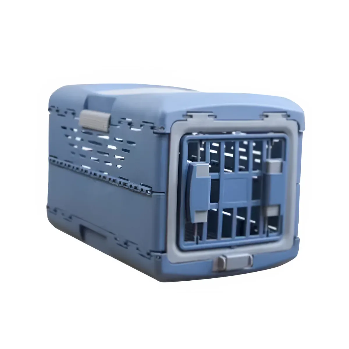 Foldable Pet Carrier Portable Dog Cat Travel Bag Cage House Kennel Case Blue โ image 2