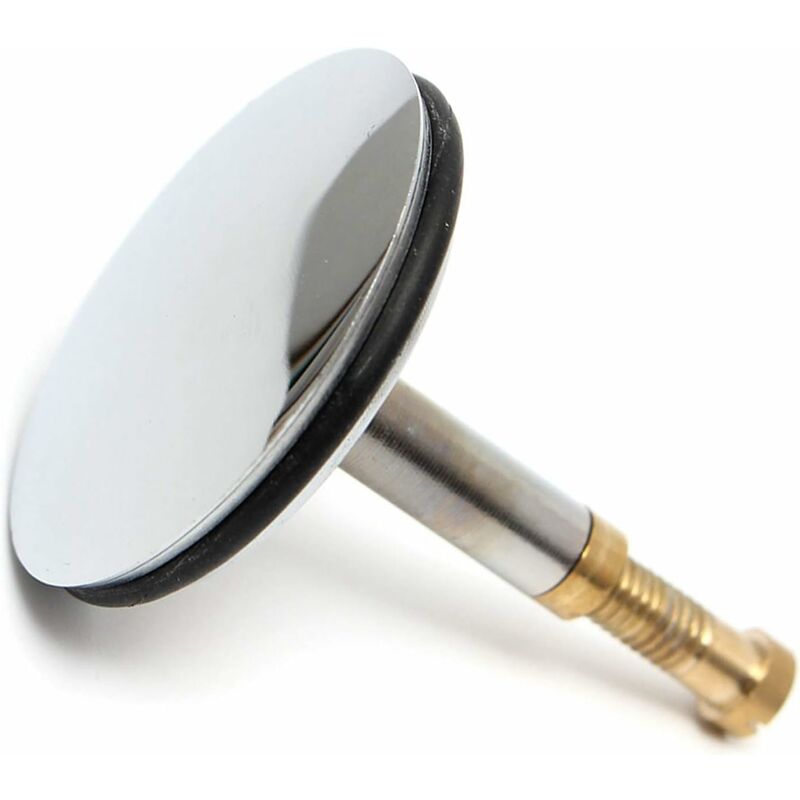 Universal Bathtub Plug Ø 43 Mm, Brass Drain Plug With Chrome-Plated Surface, Rustproof, For Regular Bathtub Drainage