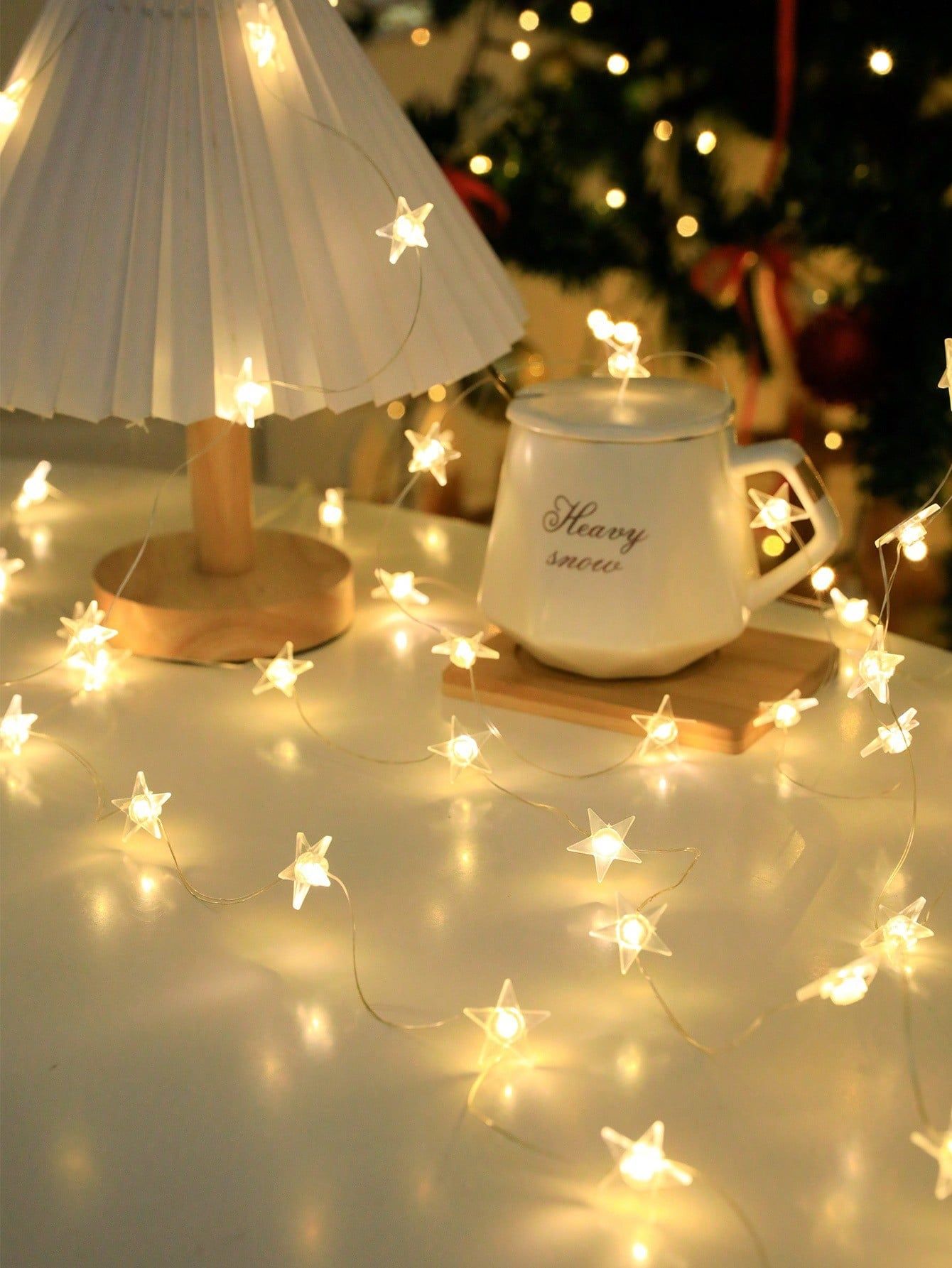 1PC LED Starry Night String Lights โ 3M 20 USB LEDs Starry Sky Effect Decorative Lights for Bedroom, Baby Room, Weddings, Indoor/Outdoor Party, Battery