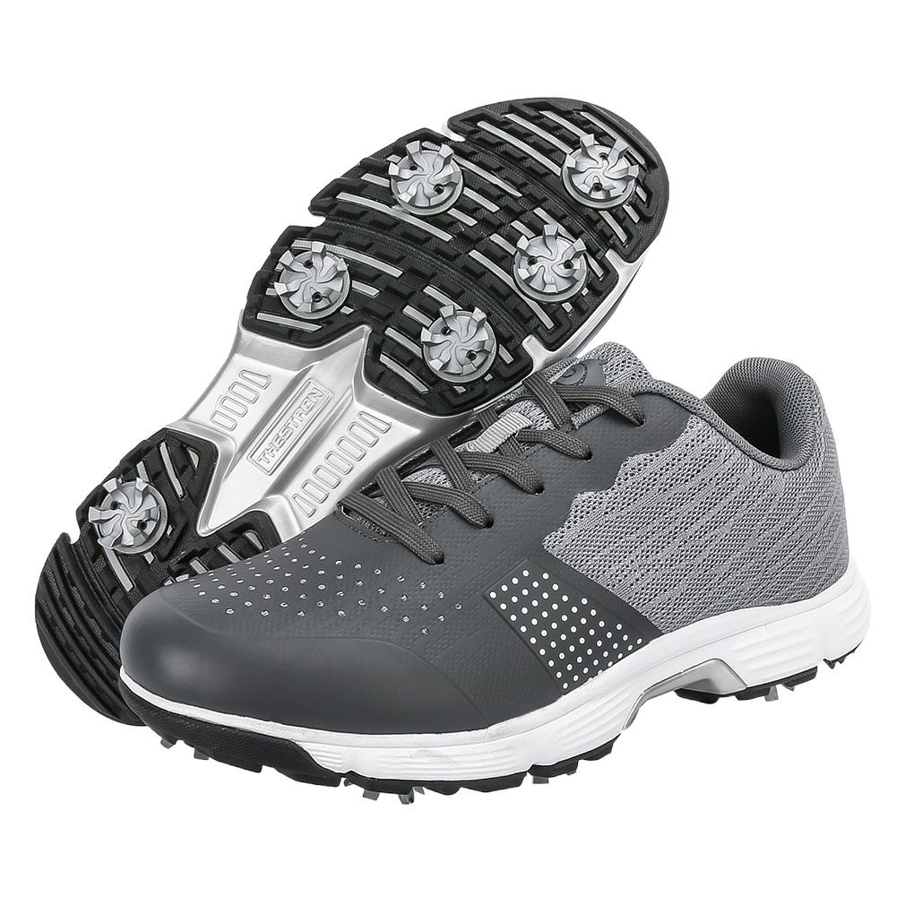 THESTRON Men Golf Shoes Waterproof Casual gray green 12 โ image 2