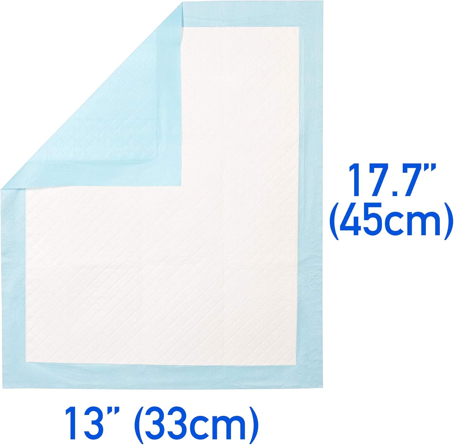 (100 Pads) Ultra Absorbency Pet Toilet Training Pads 18" x 13" Moisture Locking Technology Turns Liquid into Gel - Perfect for Rabbits and Guinea Pigs — image 2