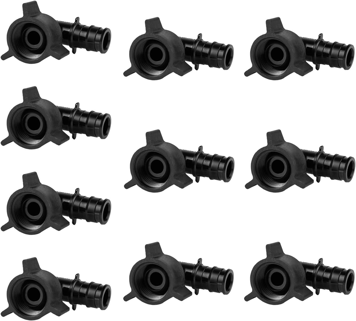 (Pack of 10) Poly PPSU Pex-A Expansion Fitting 1/2" X 1/2" Female NPT Swivel Elbow Adapter,(PPSU1960047)
