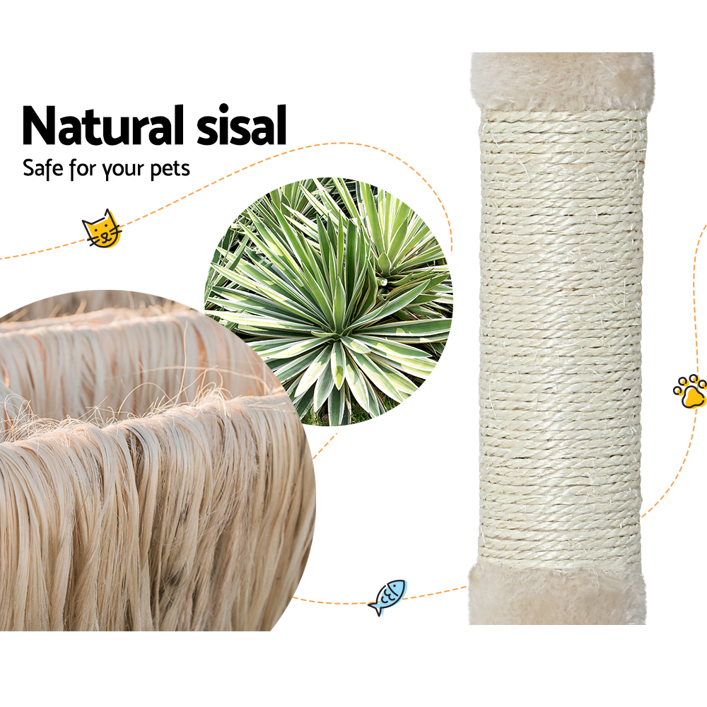 i.Pet Cat Tree 90cm Scratching Post Tower Scratcher Wood Condo House Bed Trees โ image 5