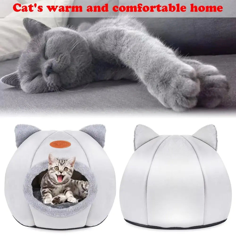 2024 Cat House Bed Soft Washable Grey XL 39 × 40cm — image 4