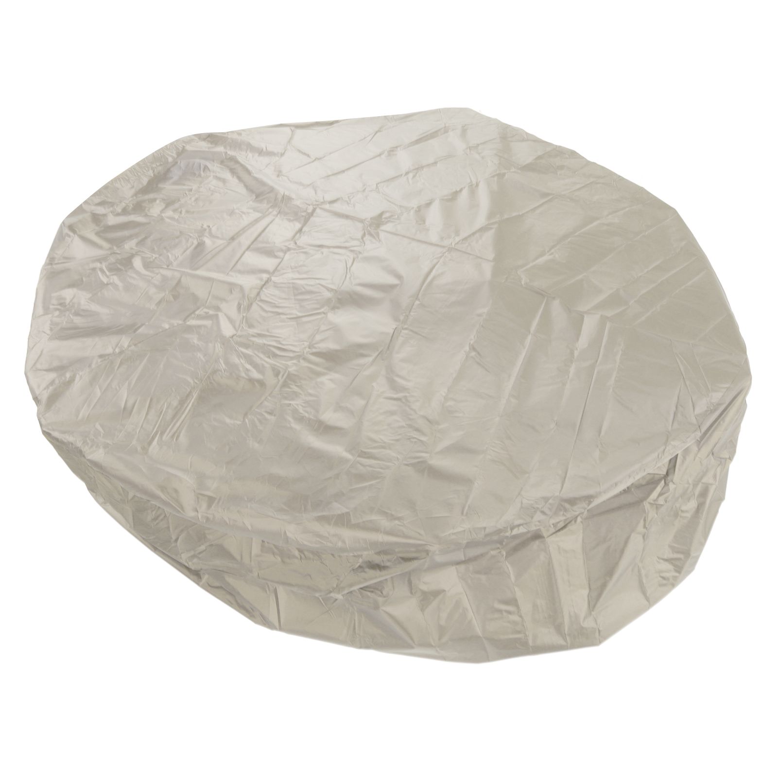 Outdoor Furniture Dust Covers Round Bathtub Cover 190 Silver Polyester Taffeta Hot Tub Waterproof Cover 210x30cm Beige — image 3