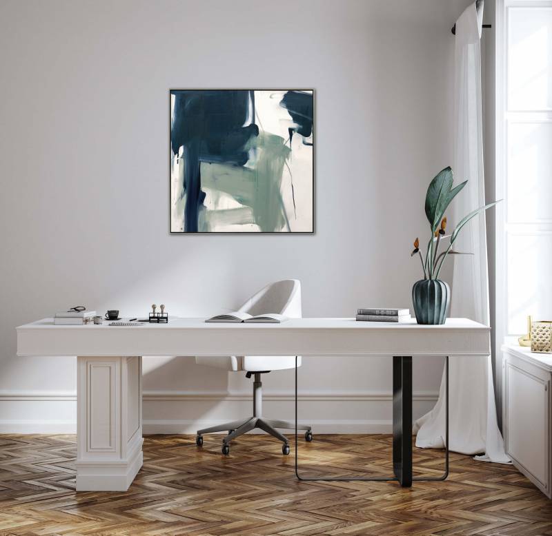 Vlad Abstract Framed Canvas 80cm — image 3