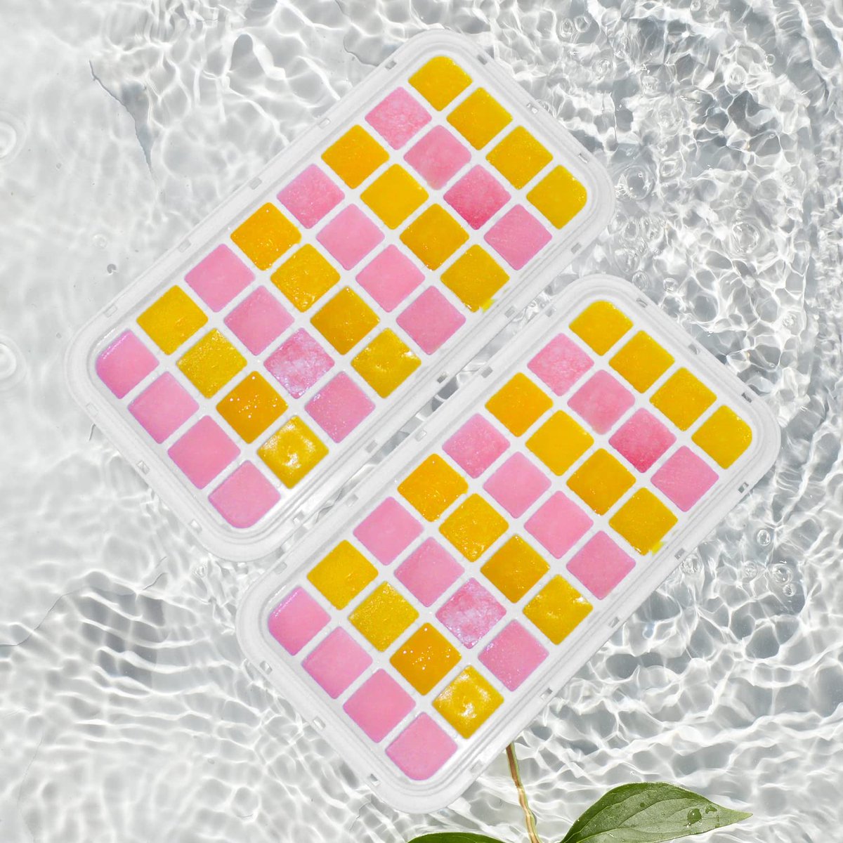 Frozen Ice Cube Trays - Food Grade Ice Cube Molds with Lids - Ice Cube Molds - 2 Layers, Blue - Releases all ice cubes in one second - Ice Cube Molds โ image 5
