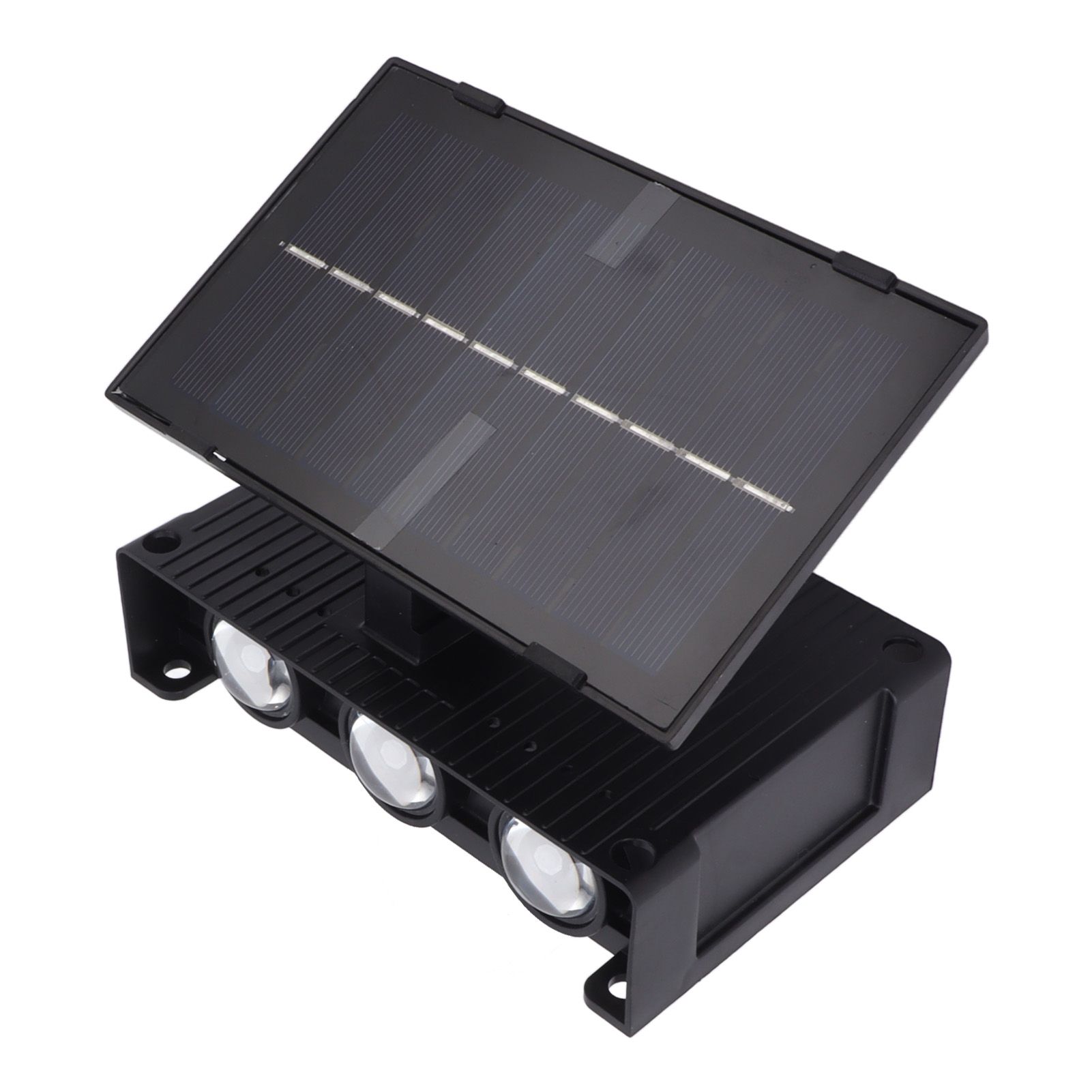 Solar Outdoor Lights Waterproof 6 LED Bulbs Ambient Outdoor Wall Lamp for Garden Patio Courtyard Terrace Indoor RGB — image 6