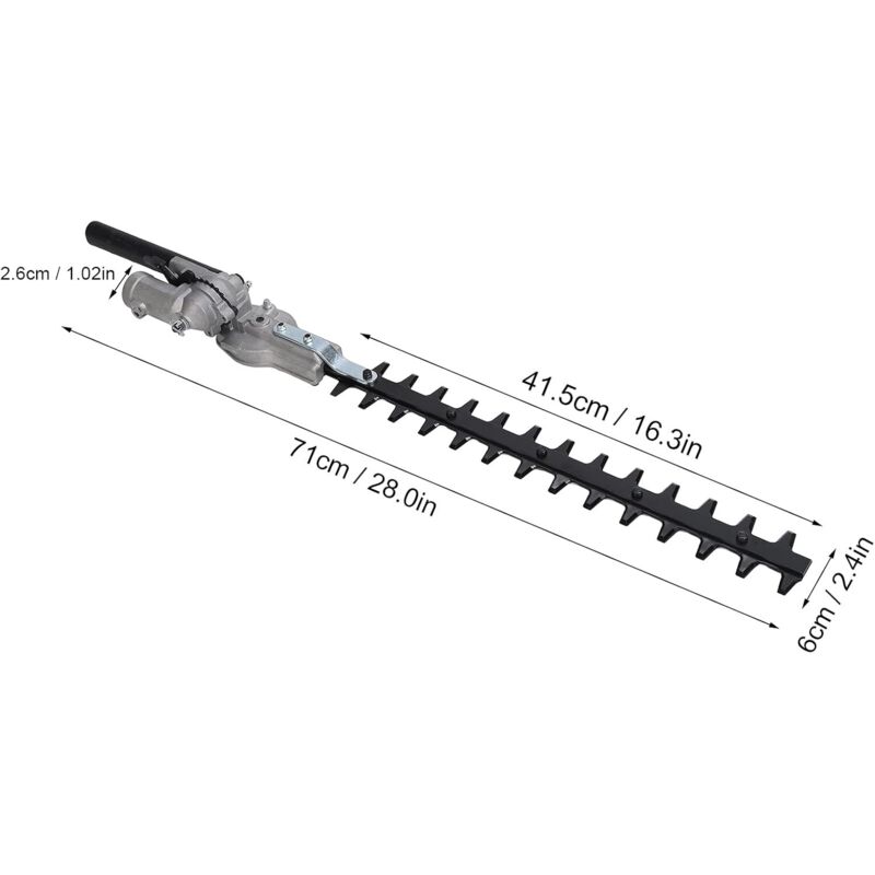 Hedge Trimmer, 26Mm Cordless Hedge Trimmer Attachment, Blade Attachment, Brush Cutter Spare Parts — image 2