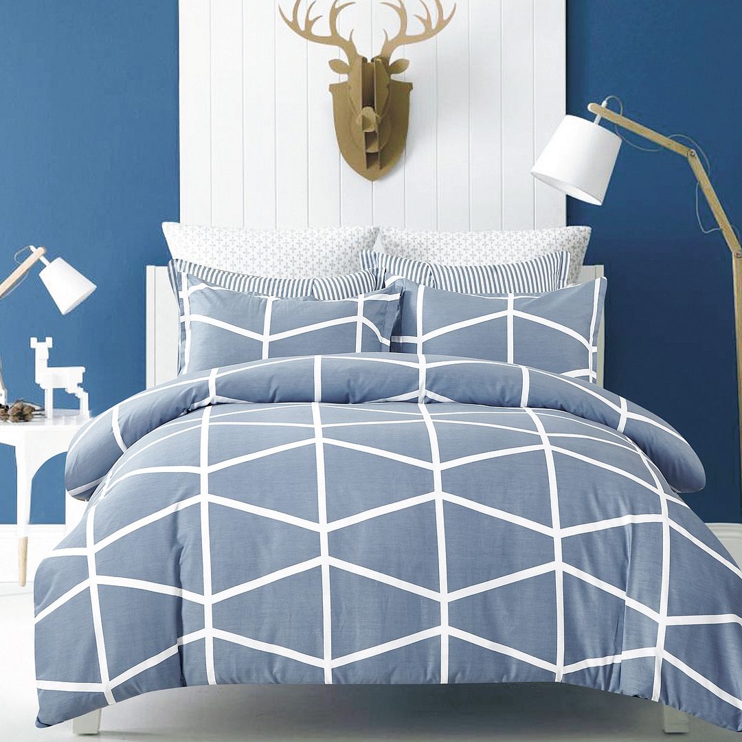 Moreton Super King Size Duvet Quilt Cover Set — image 2